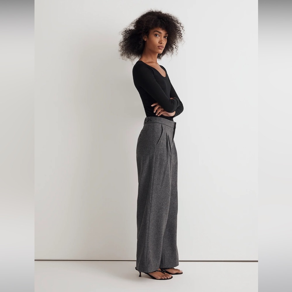 NWOT Madewell The Harlow Low-Slung Wide-Leg Pant - Size 8
